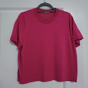 Zara Pink Short Sleeve Sweater